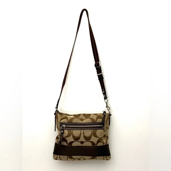 Coach Tan and Brown Crossbody Bag - Picture 5 of 8